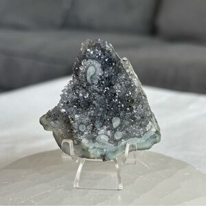 Black amethyst cluster